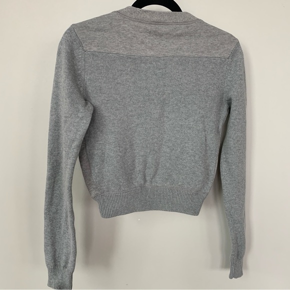 Theory Mixed Media Zip Ip Sweater Size S - Picture 3 of 8